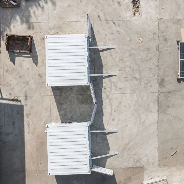 Electrical distribution cabinet container base station