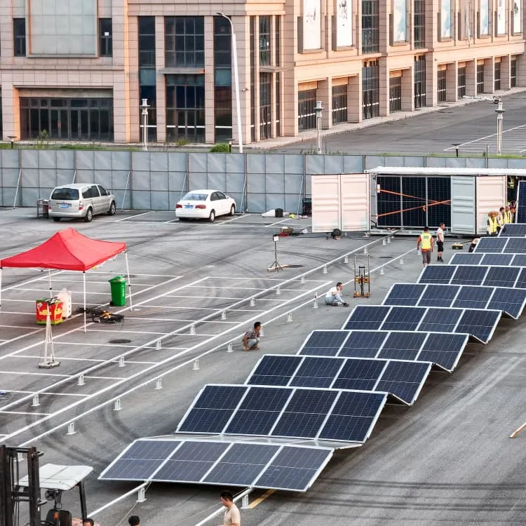 Price of installing solar panels on containers